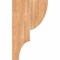 Ekena Millwork Ridgewood Smooth Corbel, Western Red Cedar, 5 1/2"W x 12"D x 20"H COR06X12X20RID00SWR - alternate 2